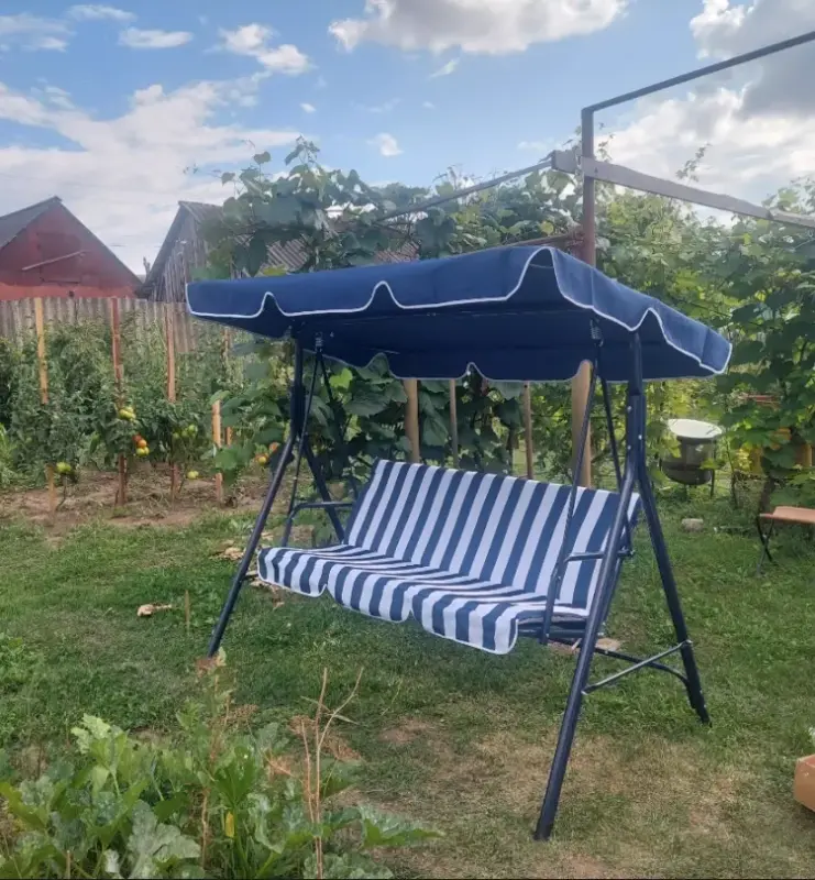 Качели садовые 170x110x150 Sundays Garden синие маскитка