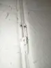 Двухъярусная кровать из массива сосны с матрасами.