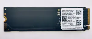 Накопитель SSD M.2 SAMSUNG, 256 Gb