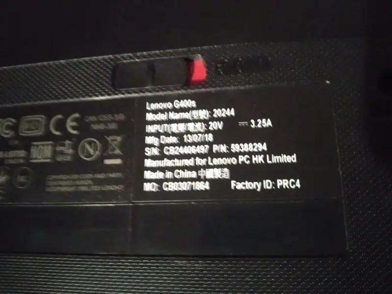 Lenovo G400s (59388294)