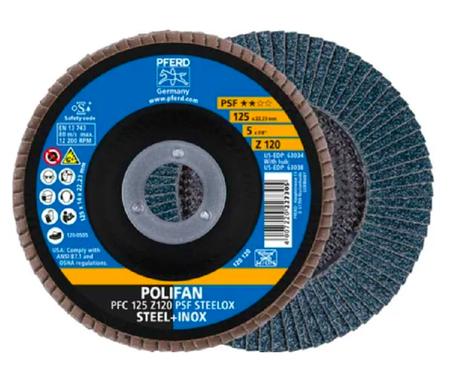 Круг лепестковый 125 Z120 STEELOX