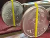1 рубль 2009 РБ Несоосность аверса и реверса около 10°
