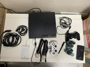 Sony PS3 прошита, 150 ГБ+4 джойстика+2 Move +камера+HDMI+29 бесплатных игр
