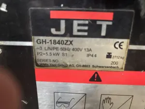 Токарный станок JET GH-1840X РМЦ 1015 мм
