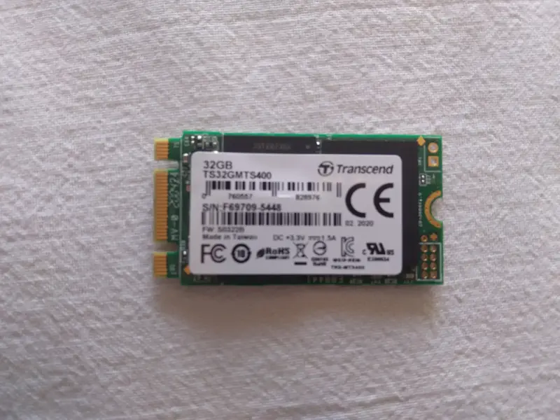 m.2 SSD Transcend MTS400 32GB TS32GMTS400S размер 2242