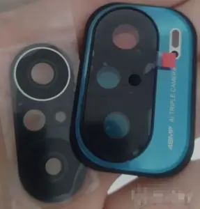 стекло для задней камеры poco f3 (синий)