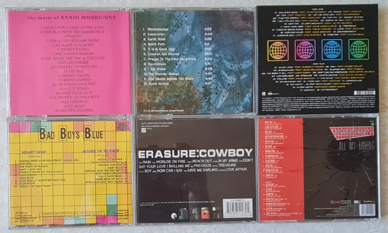 Музыкальные CD диски из личной коллекции