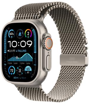 Apple Watch Ultra 2 (2024) LTE 49 мм природный титановый корпус/природный ремешок миланская петля - M (MX5R3)