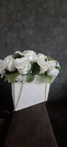 Букет из мыльных роз