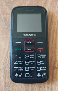Телефон TeXet TM-130 черный