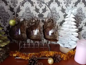 Кружки с подставкой