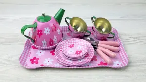 Набор металлической посуды для кукол