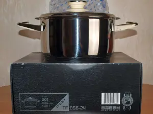 Кастрюля zepter 5.6 л, новая