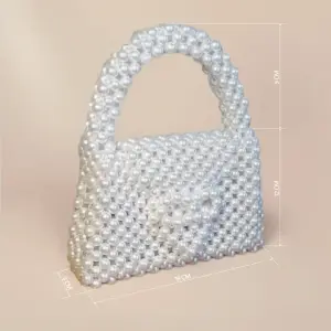 Сумка из жемчужных бусин, ручная работа