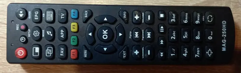 Универсальный пульт MAG 250HD