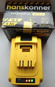 Аккумулятор Hanskonner HBP18-4L (18В/4 Ah)