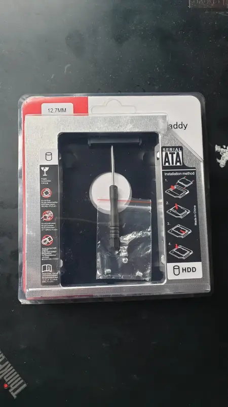 Переходник DVD to HDD и SSD, SATA Optibay 9,5мм и 12,7мм