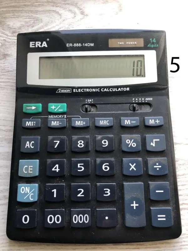 Калькуляторы CITIZEN, ERA, CASIO