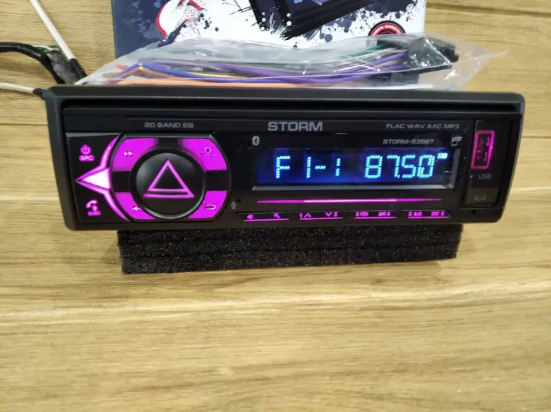 USB-магнитола Aura Storm-535BT блютуз
