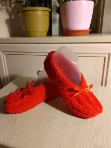Вязанные тапочки