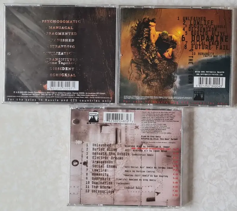 Музыкальные CD диски из личной коллекции
