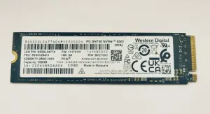 Накопитель SSD M.2 NVMe SKHynix, WDC, 256Gb, 100% здоровья