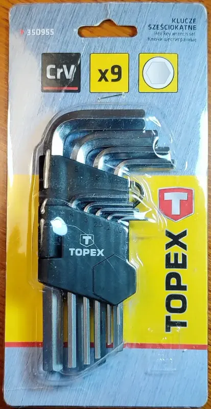 Набор шестигранников Topex