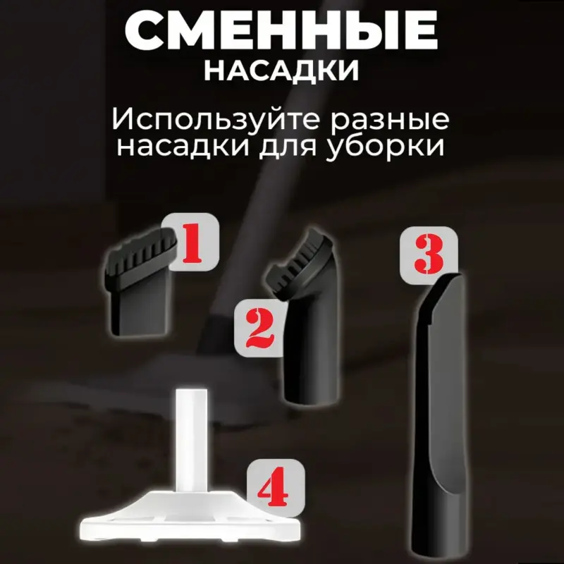 Вертикальный беспроводной пылесос PROFIT F7 c 2-мя режимами мощности