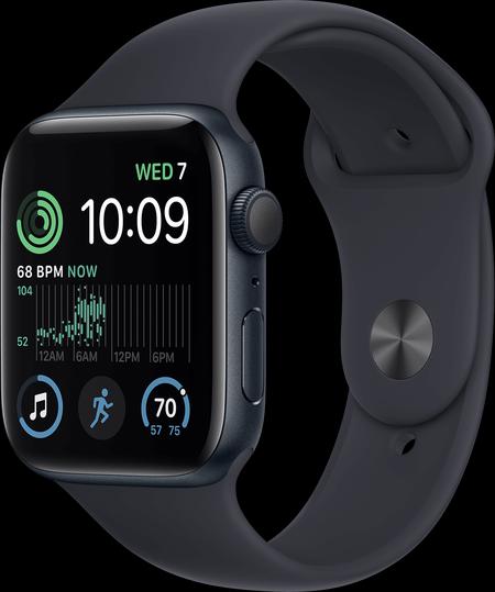 Apple Watch SE 2 40мм, алюминий цвета  тёмная ночь , ремешок цвета  тёмная ночь , MNJT3