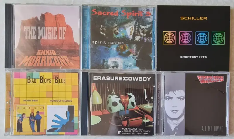 Музыкальные CD диски из личной коллекции