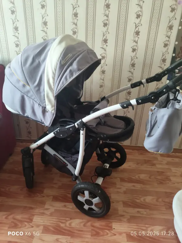 Коляска три в одном универсальный цвет