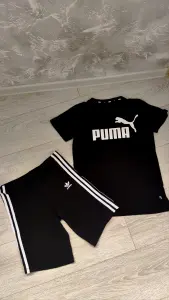 Adidas/ Puma Футболка/ Велосипедки