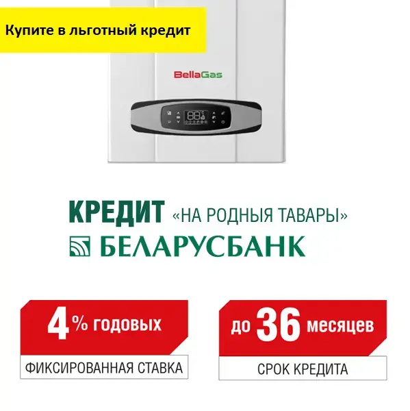 Газовый котёл BellaGas Premium 24 двухконтурный турбированный