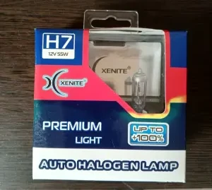 Лампа H7 12v 55w PREMIUM LIGHT