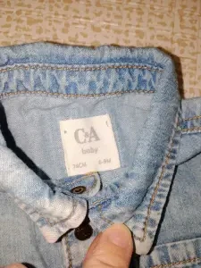 Рубашка джинсовая (74 см)