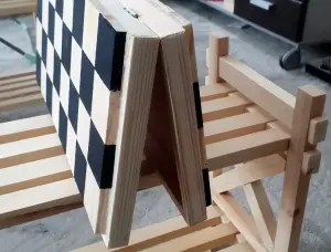 Деревянные шахматы