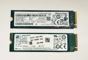 Накопитель SSD M.2 NVMe SKHynix, WDC, 256Gb, 100% здоровья