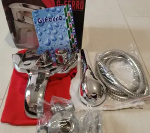 Литой Смеситель для ванны G-FERRO MARS 009 EURO