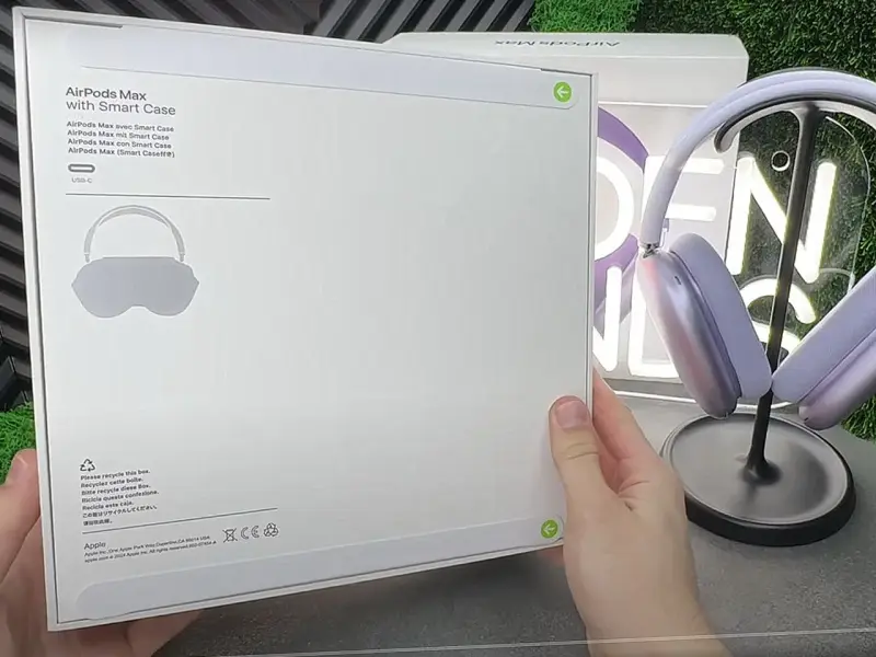 ЛУЧШИЕ AirPods MAX 2 Type-C Purple на Airoha 1561M С ГИРОСКОПОМ и ДОСТАВКОЙ