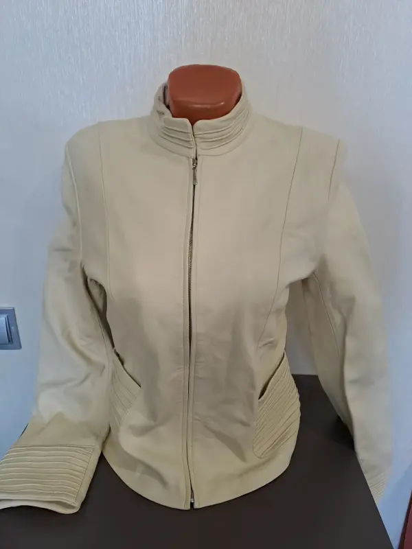 Кожаный пиджак р.42-44-46 (см.замеры)