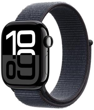 Apple Watch Series 10 42 мм (алюминиевый корпус, черный/темно-серый, нейлоновый ремешок) MWWG3