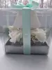 Подсвечник стеклянный со свечой НОВЫЙ