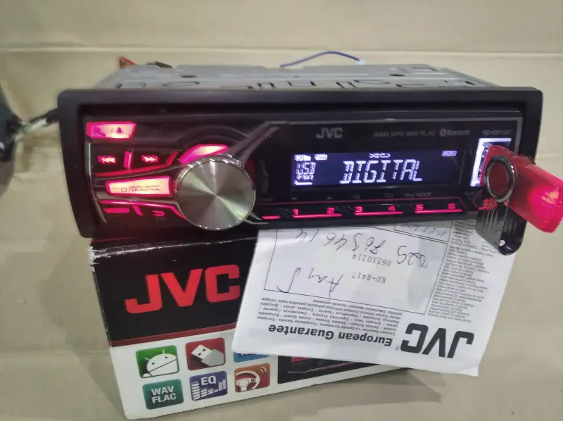 USB-магнитола JVC KD-X310BT  Bluetooth