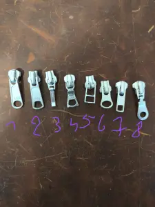 Молния YKK, #3, #5, #8, также бегунки 3,5,8, золото , никель