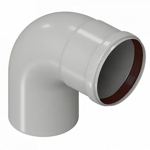 Отвод для дымохода (колено) D 80 90° Krats