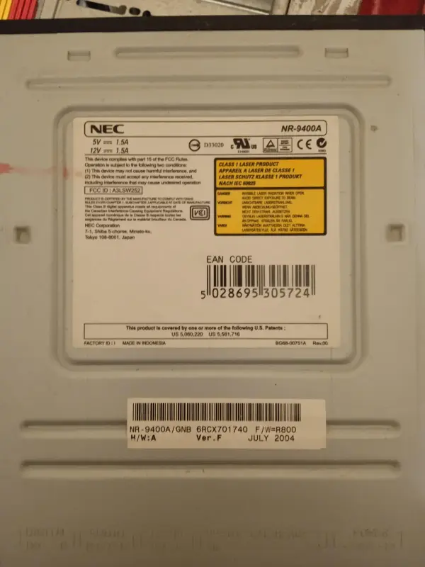 CD-RW NEC, IDE
