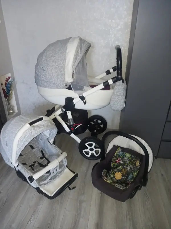Каляска Adamex 3 в 1+ автолюлька
