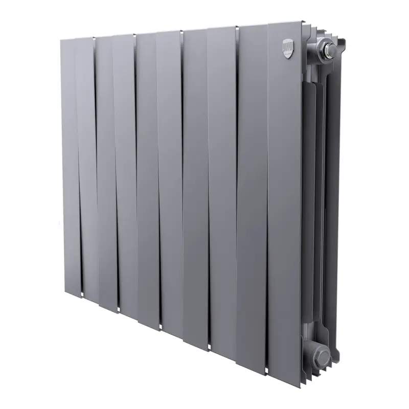 Биметаллический радиатор Piano Forte 500 Silver Satin, Royal Thermo 10 секций
