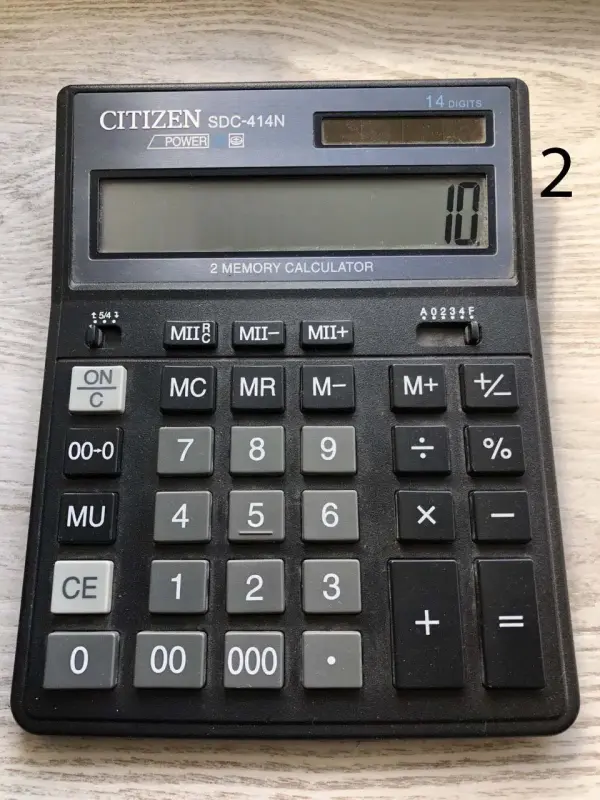 Калькуляторы CITIZEN, ERA, CASIO