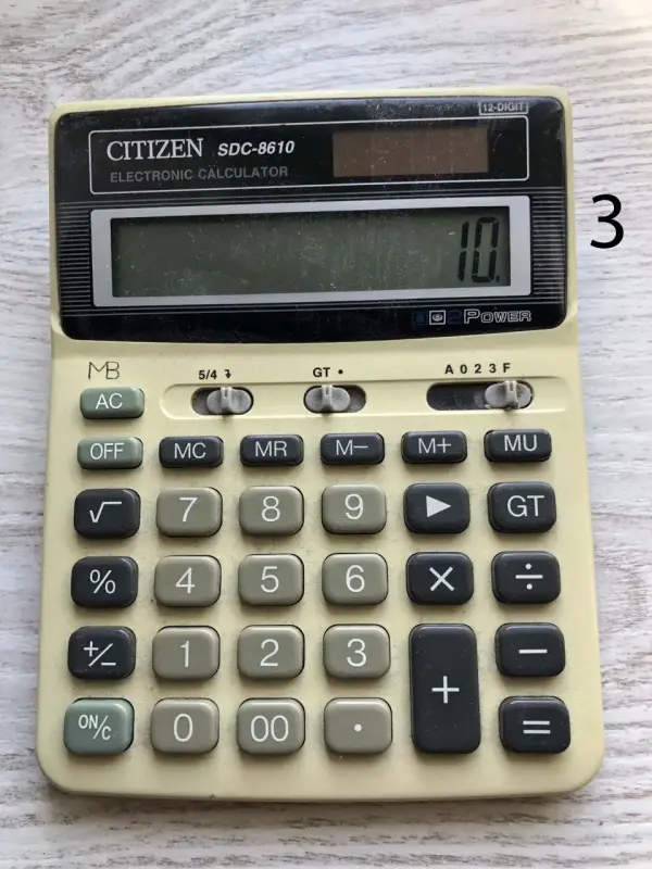 Калькуляторы CITIZEN, ERA, CASIO
